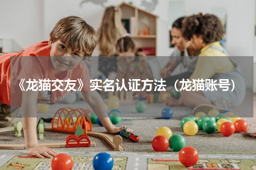 《龙猫交友》实名认证方法（龙猫账号）