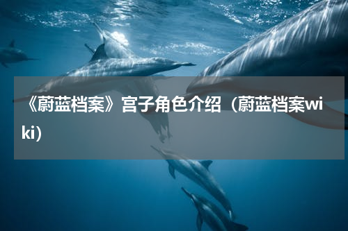 《蔚蓝档案》宫子角色介绍（蔚蓝档案wiki）