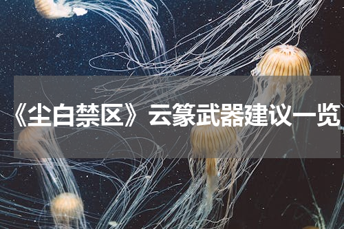 《尘白禁区》云篆武器建议一览