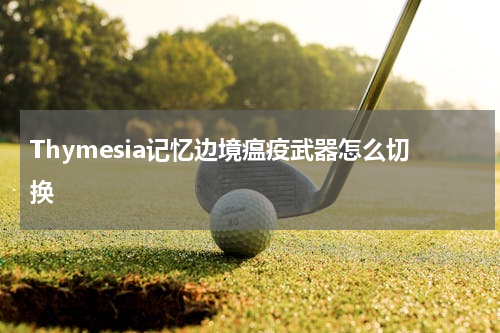 Thymesia记忆边境瘟疫武器怎么切换