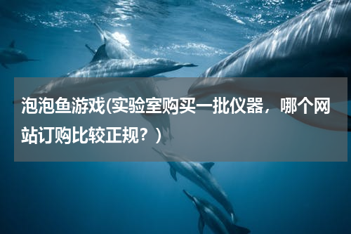 泡泡鱼游戏(实验室购买一批仪器，哪个网站订购比较正规？)