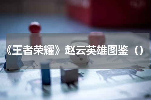 《王者荣耀》赵云英雄图鉴（）