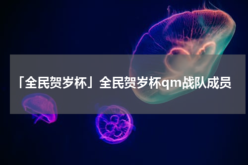 「全民贺岁杯」全民贺岁杯qm战队成员