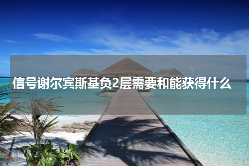 信号谢尔宾斯基负2层需要和能获得什么