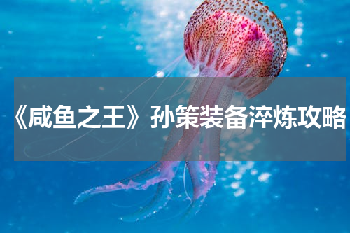 《咸鱼之王》孙策装备淬炼攻略