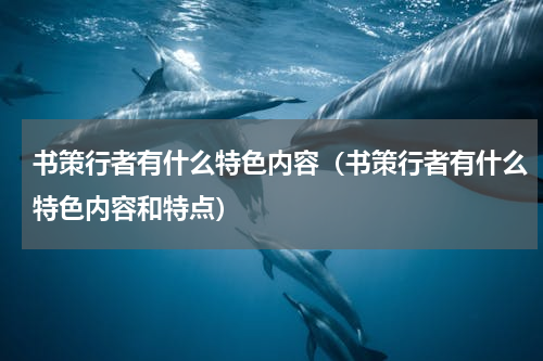 书策行者有什么特色内容（书策行者有什么特色内容和特点）