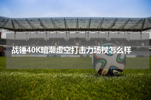 战锤40K暗潮虚空打击力场杖怎么样