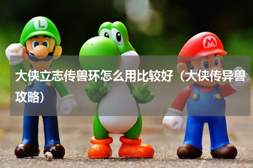 大侠立志传兽环怎么用比较好（大侠传异兽攻略）