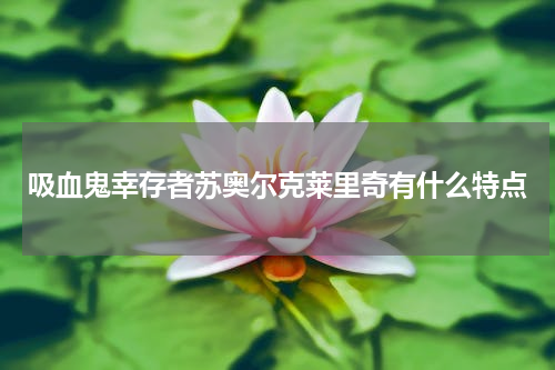 吸血鬼幸存者苏奥尔克莱里奇有什么特点
