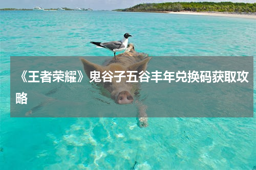 《王者荣耀》鬼谷子五谷丰年兑换码获取攻略