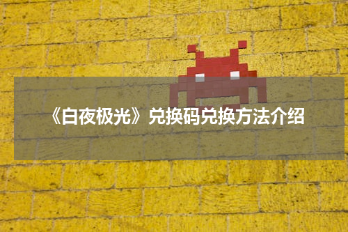 《白夜极光》兑换码兑换方法介绍