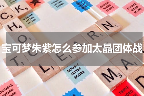 宝可梦朱紫怎么参加太晶团体战