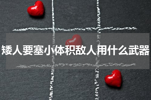 矮人要塞小体积敌人用什么武器