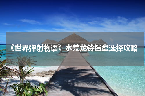 《世界弹射物语》水荒龙铃铛盘选择攻略